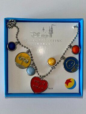 Official Disney Parks Walle and Eve Necklace